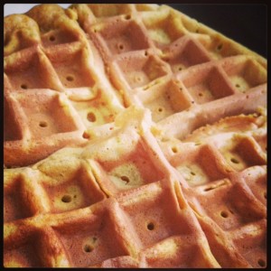 pumpkin pie waffles