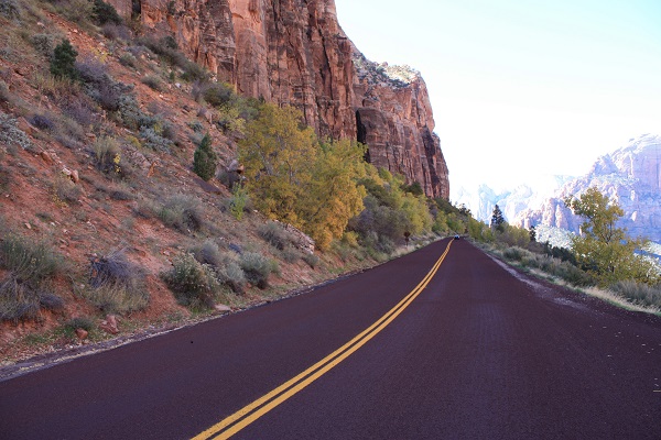 mountain road travel