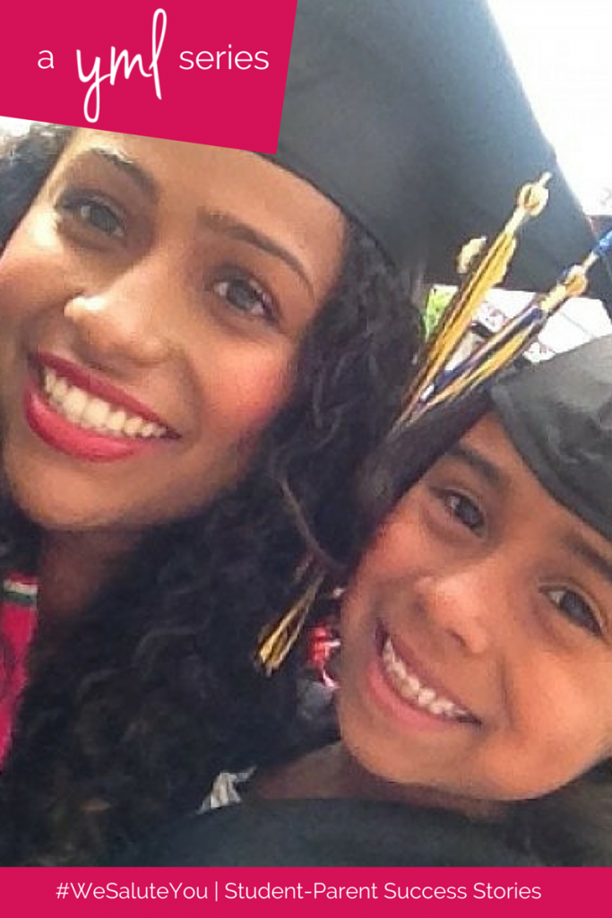 Julissa Muniz, mother of one, is a recent graduate of University of California, Berkeley | See more student-parent success stories at TheYoungMommyLife.com