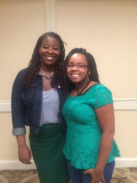 Esther Boykin and Tara Jefferson at the 2015 Self-Care Retreat